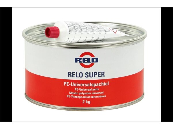 Relo Super 2 kg inkl. H&auml;rter PE Universalspachtel