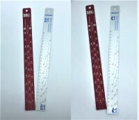 R&uuml;hrstab Metall 35cm mit Skala 4:1, 5:1