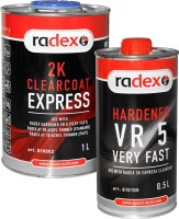 RADEX 2K Express Klarlack 1,5 L inkl. H&auml;rter