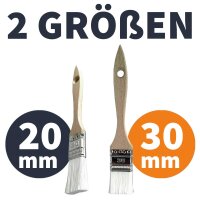 Pinsel weiss harte Borsten f&uuml;r Dichtmasse