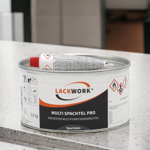 LACKWORK Multi Spachtel Pro Polyester Multifunktionsspachtel 2,0 kg