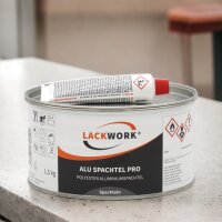 LACKWORK Alu Spachtel Pro Polyester Aluminiumspachtel 1,5 kg