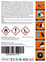 LACKWORK Silikonentferner Spr&uuml;hdose 400 ml