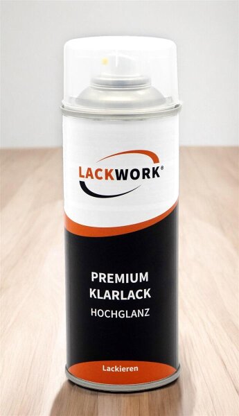 LACKWORK Premium Klarlack Hochglanz Spr&uuml;hdose 400 ml