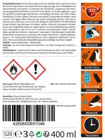 LACKWORK Premium Klarlack Hochglanz Spr&uuml;hdose 400 ml