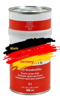 Acryl Grundierfiller SET grau 960 ml mit H&auml;rter